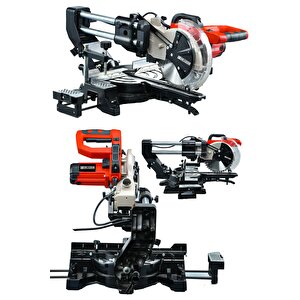 Kızaklı Gönye Kesme Makinesi 1800w 255×30×2.8×40t-kırmızı