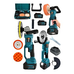 Ultra Set 2'li 58vf Şarjlı Taşlama + Polisaj Makinası