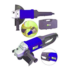 Germany Ekstra Güçlü Metal Şanzıman 2800 W 230 Mm Büyük Sipiral Taşlama Mavi