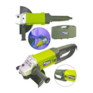Germany Ekstra Güçlü Metal Şanzıman 2800 W 230 Mm Büyük Sipiral Taşlama Sarı