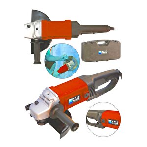 Germany Ekstra Güçlü Metal Şanzıman 2800 W 230 Mm Büyük Sipiral Taşlama Kırmızı