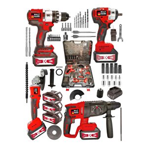 Germany Profesyonel 4'lü Set - Kırmızı - Model - No21