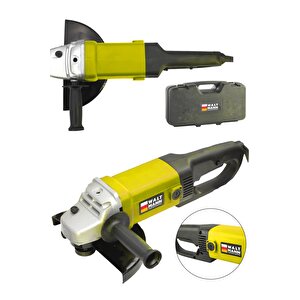 Germany Ekstra Güçlü Metal Şanzıman 2800 W 230 Mm - Sarı