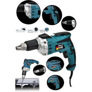 Profesyonel Alçıpan Vidalama Mavi 520 Watt