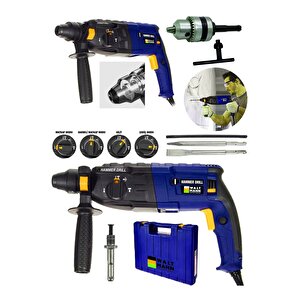 Germany 1200w Kırıcı Delici Hilti Darbeli Matkap 2-28mm Mavi