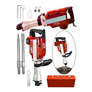Germany Büyük Tip Kırıcı Hilti Kavrama Kollu 16 Kg 3 Metre Kablolu Mavi 65 Mm - Kırmızı