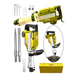 Germany Büyük Tip Kırıcı Hilti Kavrama Kollu 16 Kg 3 Metre Kablolu Mavi 65 Mm - Sarı