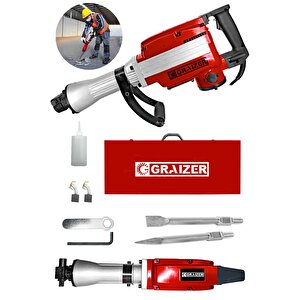 Powerforge 5800 Pro 17 Kg Büyük Tip Kırıcı Hilti 70 Joule Taşıma Çantalı-kırmızı