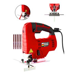 Germany Professional Devir Ayarlı Dekupaj Bıçkı Testere Lazerli 1200 W - Kırmızı - No28