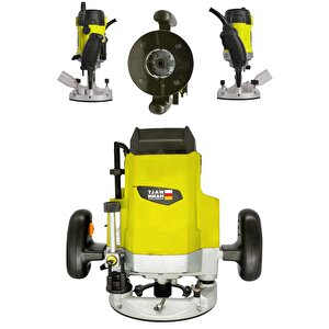 Germany 2600 Watt Freze Formika Traşlama Makinesi 12mm - Sarı