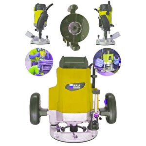 2600 Watt Freze Formika Traşlama Makinesi 12mm Sarı