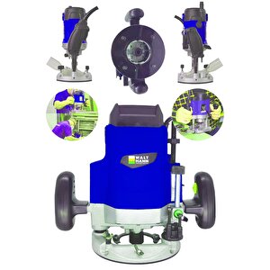 2600 Watt Freze Formika Traşlama Makinesi 12mm Mavi