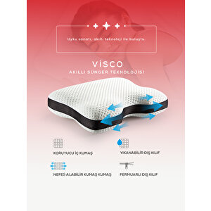 Moda Home Bedding Horlama Azaltıcı Yastık Ortopedik Yastık Visco Yastık