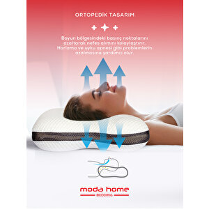 Moda Home Bedding Horlama Azaltıcı Yastık Ortopedik Yastık Visco Yastık