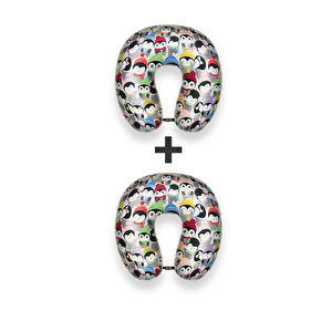 Moda Home Bedding 2li Seyahat Yastığı Penguin