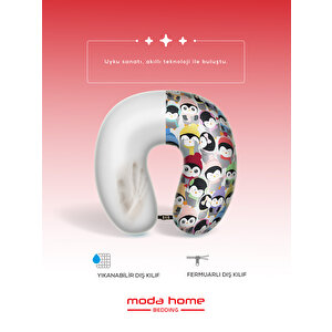 Moda Home Bedding 2li Seyahat Yastığı Penguin