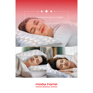 Moda Home Bedding Visco Terapi Yastık, Ortopedık Yastık, Visco Yastık