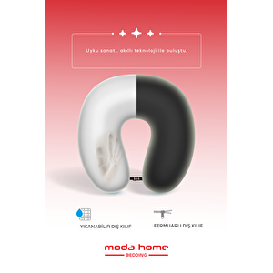 Moda Home Bedding 2li Seyahat Yastığı Siyah