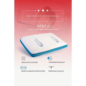 Moda Home Bedding Visco Comfy Çocuk Yastığı Mavi̇, Visco Yastık, Ortopedik Yastık