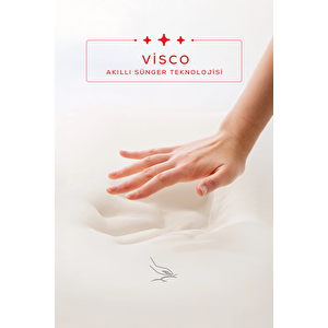 Moda Home Bedding Visco Comfy Çocuk Yastığı Mavi̇, Visco Yastık, Ortopedik Yastık
