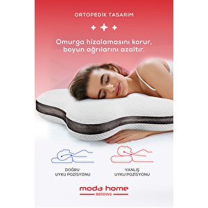Moda Home Bedding 2li Kelebek Yastık