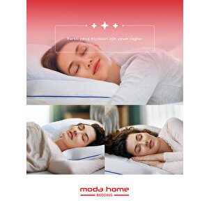 Moda Home Bedding Terletmeyen Ortopedik Visco Yastık Serinleten Visco Yastık Jelli Yastık