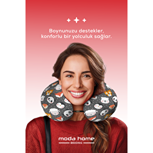 Moda Home Bedding 2li Seyahat Yastığı Animal