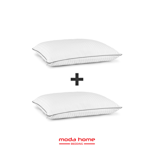 Moda Home Bedding 2 Adet Nano Jel Kaz Tüyü Etkili Mikrojel Dolgulu Ortopedik Yastık