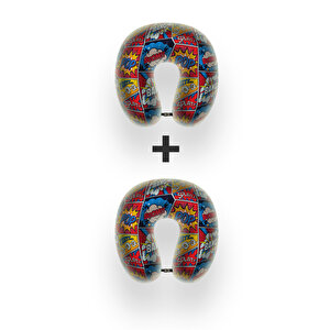 Moda Home Bedding 2li Seyahat Yastığı Pop Art