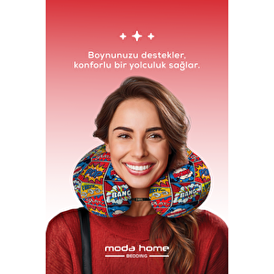 Moda Home Bedding 2li Seyahat Yastığı Pop Art