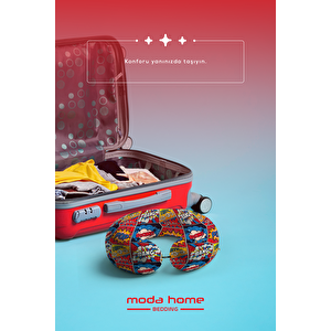 Moda Home Bedding 2li Seyahat Yastığı Pop Art