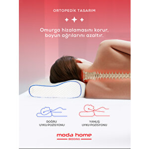 Moda Home Bedding 2li Boyun Destekli Yastık