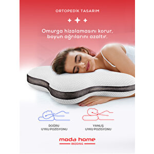 Moda Home Bedding Ortopedik Visco Fly Comfort Kelebek Yastık