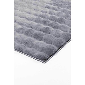 Tavşan Tüyü Post Peluş Ultra Yumuşak Makinede Yıkanabilir 80x150 Cm Halı