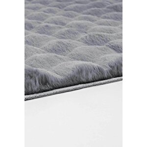 Tavşan Tüyü Post Peluş Ultra Yumuşak Makinede Yıkanabilir 80x150 Cm Halı