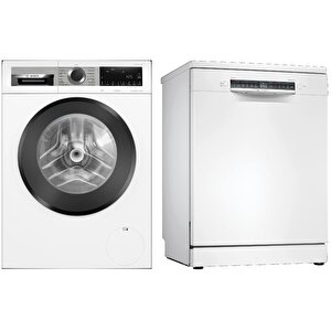 2 Li Beyaz Eşya Set Wga244z1tr Çamaşır Makinası  - Sms4ikw62t Bulaşık Makinası