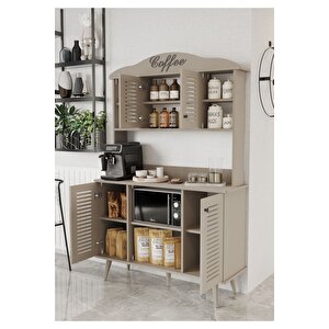 Avior Kahve Köşesi Mdf 185 X 120 X 40 Cm Kumtaşı