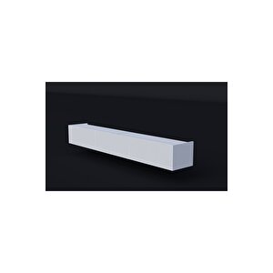 Capella  Mdf 6 Kapaklı Duvara Monte (120 Cm X 2 Adet) 240 Cm Tv Ünitesi Beyaz