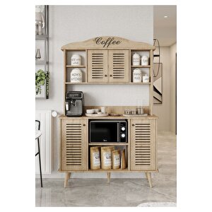 Avior Safi̇r Meşe Rengi Kahve Köşesi Mdf 185 X 120 X 40 Cm