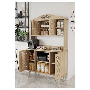 Avior Safi̇r Meşe Rengi Kahve Köşesi Mdf 185 X 120 X 40 Cm