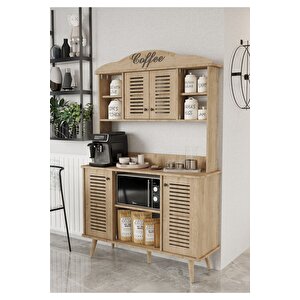 Avior Safi̇r Meşe Rengi Kahve Köşesi Mdf 185 X 120 X 40 Cm