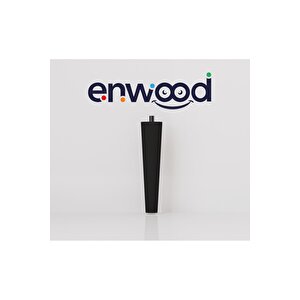 Tv Ünitesi Ahşap Ayak 19 Cm Siyah (5 Adet)