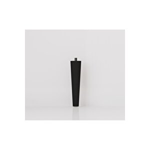 Tv Ünitesi Ahşap Ayak 19 Cm Siyah (5 Adet)