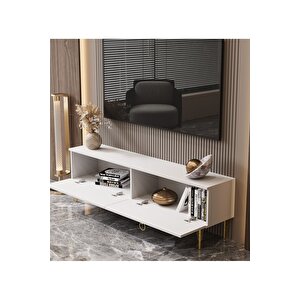 Andromeda Gold Seri̇si̇ 160 Cm 2 Kapaklı Mdf Tv Üni̇tesi̇ 160 X 50 X 32 Cm