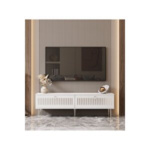 Andromeda Si̇lver Seri̇si̇ 160 Cm 2 Kapaklı Mdf Tv Üni̇tesi̇ 160 X 50 X 32 Cm