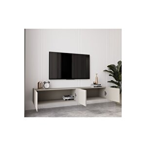 Capella Kumtaşı Rengi Mdf 4 Kapaklı Duvara Monte 160 Cm Tv Ünitesi
