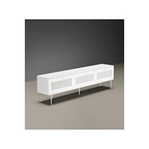 Andromeda Si̇lver Seri̇si̇ 180 Cm 3 Kapaklı Mdf Tv Üni̇tesi̇ 180 X 50 X 32 Cm