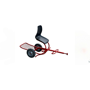 Bluebee R01 Tek Koltuklu Tekerli Mini Taşıma Sele Tipi Çapa Makinesi Römorku