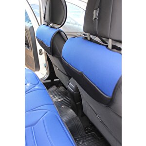 Citroen C3 Aircross Oto Koltuk Minderi Ön Arka Set Mavi Fivestar Fsr