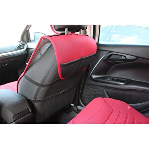 Opel Astra J Hatchback Oto Koltuk Minderi Ön Arka Set Kırmızı Fivestar Scr